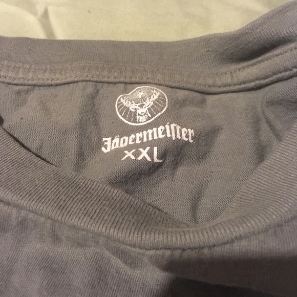 Jagermeifter green T-shirt XXL w/ logo on back - Picture 5 of 5